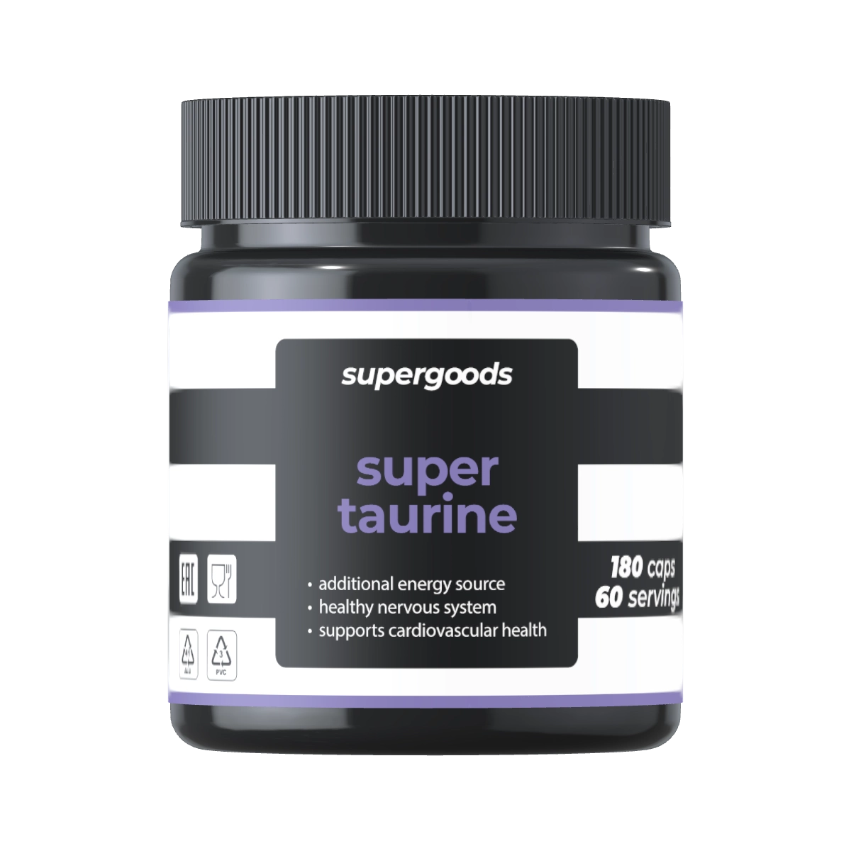 Таурин в капсулах, изображение товара supergoods